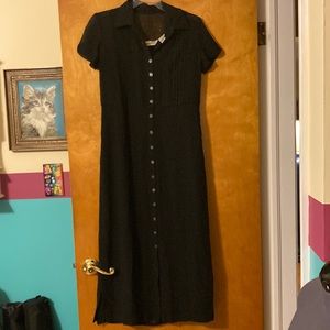 Eddie Bauer button down shirt dress